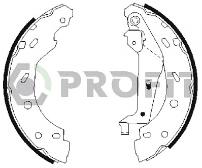 5001-0614 PROFIT Колодки гальмівні барабанні