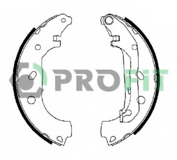 5001-0648 PROFIT Колодки гальмівні барабанні