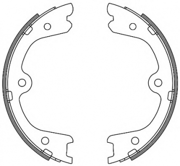 4264.00 REMSA Колодки гальмівні барабанні