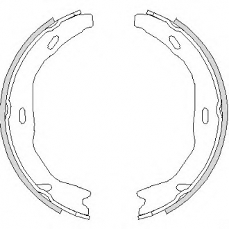 4751.00 REMSA Колодки гальмівні барабанные