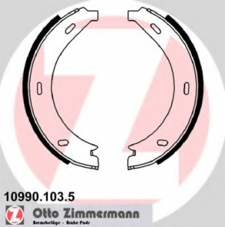 109901035 Otto Zimmermann GmbH Колодки тормозные