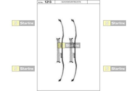 Ремонтний комплект колодок BD PR08