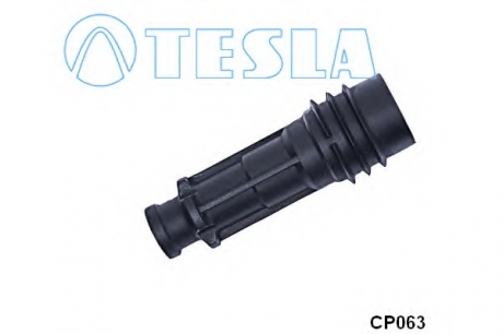 CP063 TESLA  Наконечник провода высоковольтного Opel Astra h 1.2 (05-10),Opel Astra h 1.4 (04-10) (CP063) TESLA