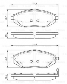 0 986 494 684 Bosch Колодки гальмівні дискові