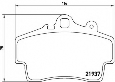 P65007 Brembo Колодки гальмівні дискові