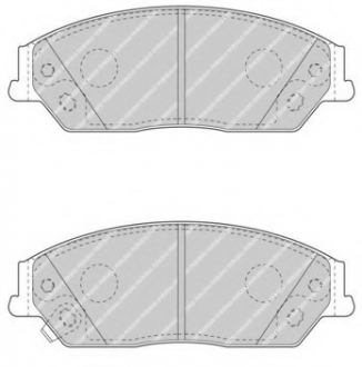 FDB4443 Ferodo Колодки гальмівні дискові