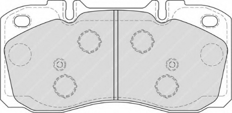 FVR4038 Ferodo Колодки гальмівні дискові