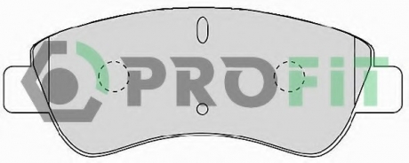 5000-1399 PROFIT Колодки гальмівні дискові