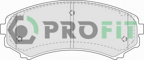 5000-1603 PROFIT Колодки гальмівні дискові