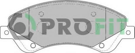 5000-1929 PROFIT Колодки гальмівні дискові