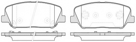 2139812 ROADHOUSE Гальмiвнi колодки, к-кт.