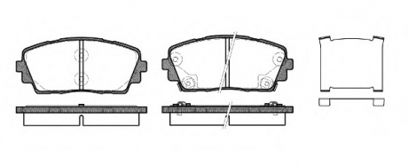 2148102 ROADHOUSE Гальмiвнi колодки, к-кт.