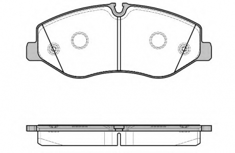 2162300 ROADHOUSE Гальмiвнi колодки, к-кт.