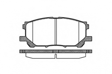 2103900 ROADHOUSE Гальмiвнi колодки, к-кт.