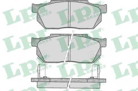 05P322 LPR Комплект гальмівних колодок з 4 шт. дисків
