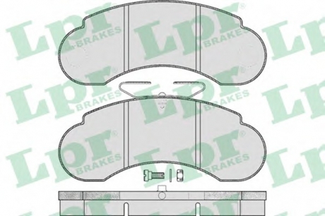 05P415 LPR Тормозные колодки дисковые