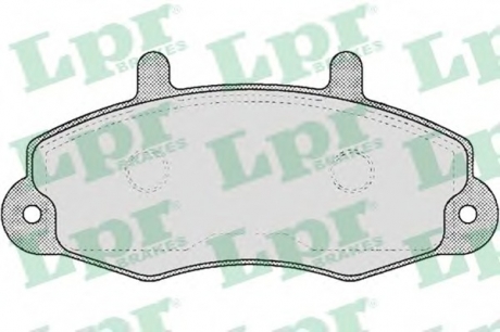 05P481 LPR Тормозные колодки дисковые