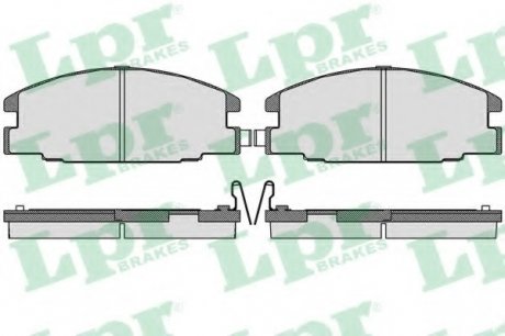 05P544 LPR Комплект гальмівних колодок з 4 шт. дисків