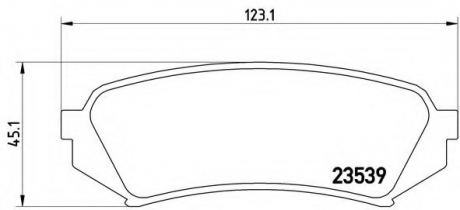 P83049 Brembo Гальмівні колодки дискові