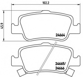 P83080 Brembo Тормозные колодки Brembo