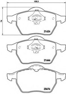 P85036 Brembo Гальмівні колодки дискові