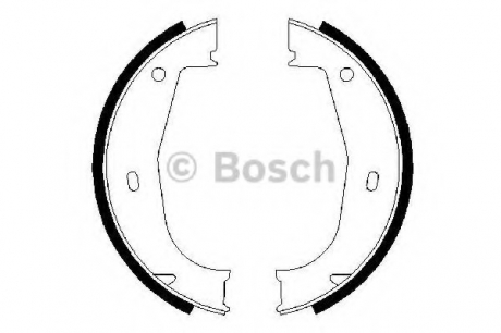 0 986 487 520 Bosch Гальмiвнi колодки к-кт.