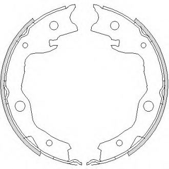 4752.00 ROADHOUSE Гальмівні колодки барабанні