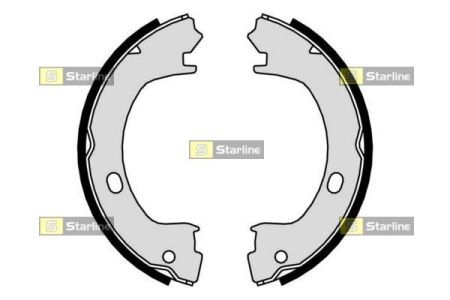 BC 01015 Starline Гальмiвнi колодки к-кт.