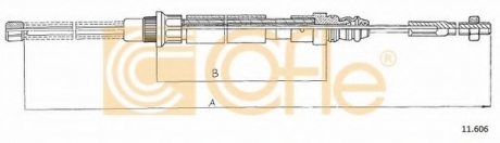 11.606 COFLE Трос ручника