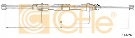 11.6592 COFLE Трос ручника