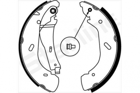 BC 07790 Starline Гальмівні колодки барабанні