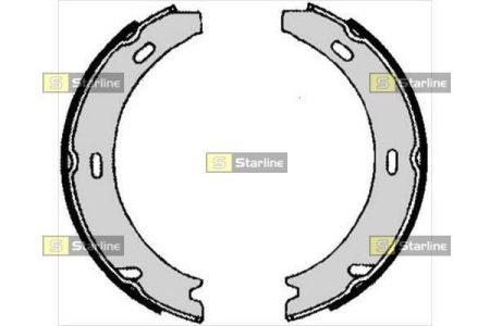 BC 04730 Starline Гальмiвнi колодки к-кт.