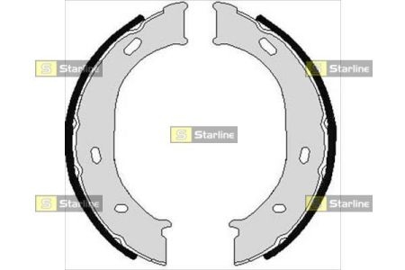 BC 07960 Starline Гальмiвнi колодки к-кт.