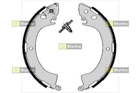 BC 05240 Starline Гальмівні колодки барабанні