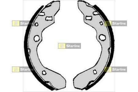 BC 07010 Starline Гальмiвнi колодки к-кт.