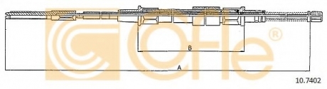 10.7402 COFLE Трос ручника