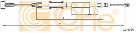 10.4744 COFLE Трос ручника