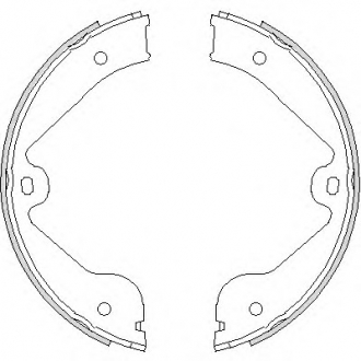 4735.00 ROADHOUSE Гальмівні колодки барабанні