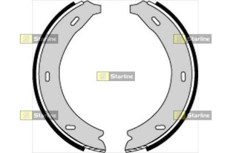 BC 07320 Starline Гальмiвнi колодки к-кт.