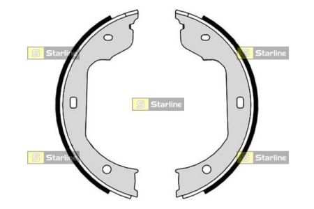 BC 09110 Starline Гальмівні колодки барабанні