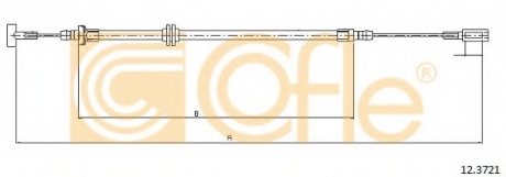 12.3721 COFLE Трос ручника