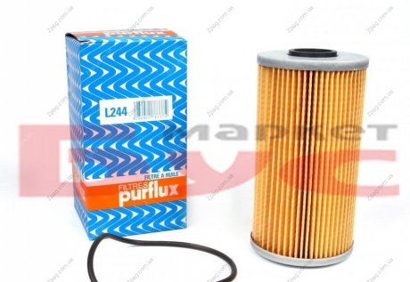 L244 PURFLUX Фильтр масляный Purflux
