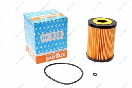 L411 PURFLUX Фильтр масляный Purflux