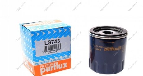 LS743 PURFLUX Фильтр масляный Purflux
