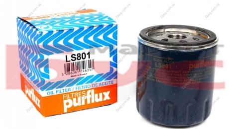 LS801 PURFLUX Фильтр масляный Purflux