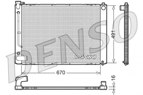 DRM50055 Denso Конденсер