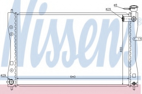 68185 Nissens Радіатор охолоджування