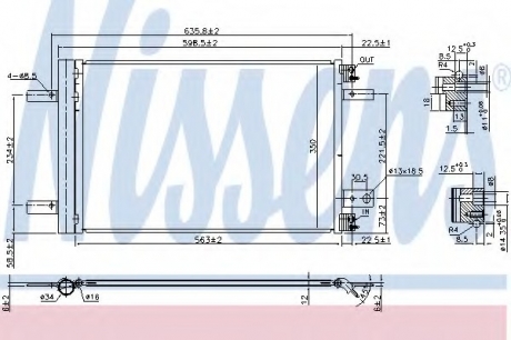 940458 Nissens Радіатор кондиціонера First Fit