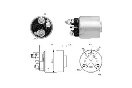 ZM1493 ZM Реле втягуюче стартера