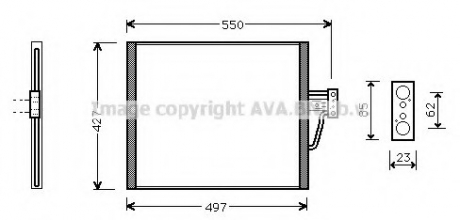 BW 5213 AVA Cooling Systems Радіатор кодиціонера